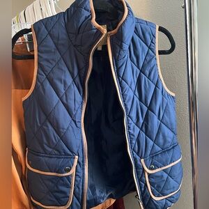 Takara Navy Blue Puffer Vest size small